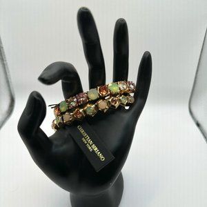 Christian Siriano Jewel-tone Stretch Bracelets
